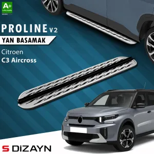 Citroen C3 Aircross 2024-Günümüz (CC24) uyumlu 2 OEM Still Pro V2 Aluminyum Yan Basamak 183 Cm 2024 Üzeri A+ Kalite modelleri Oto Aksesuar Shop'de. Kaliteli