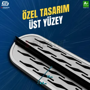 S-Dizayn Citroen C3 Aircross 2 OEM Still Pro V2 Aluminyum Yan Basamak 183 Cm 2024 Üzeri A+ Kalite thumb 3