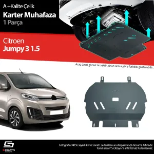 Citroen uyumlu Jumpy 1.5 Çelik Karter Muhafaza Koruma 2016 Üzeri A+ Kalite modelleri Oto Aksesuar Shop'de. Kaliteli malzeme, hızlı kargo ve güvenli alışverişle