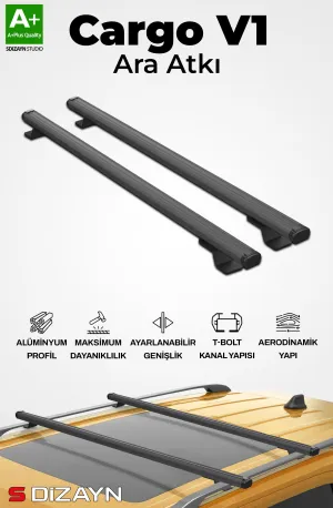 Ford uyumlu Custom S-Bar Cargo V1 Ara Atkı Tavan Taşıyıcı Barı Siyah 155 Cm 2012-2023 A+ Kalite modelleri DRS Tuning'de. Kaliteli malzeme, hızlı kargo ve