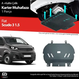 Fiat uyumlu Scudo 1.5 Çelik Karter Muhafaza Koruma 2020 Üzeri A+ Kalite modelleri Oto Aksesuar Shop'de. Kaliteli malzeme, hızlı kargo ve güvenli alışverişle