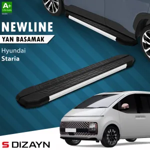 Hyundai uyumlu Staria S-Line Aluminyum Yan Basamak 233 Cm 2021 Üzeri A+ Kalite modelleri DRS Tuning'de. Kaliteli malzeme, hızlı kargo ve güvenli alışverişle
