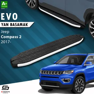 Jeep Compass 2 Evo Aluminyum Yan Basamak 173 Cm 2017 Üzeri thumb 1