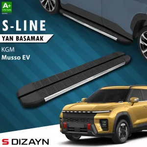 S-Dizayn Kgm Musso Ev S-Line Krom Yan Basamak 213 Cm 2025 Üzeri A+ Kalite