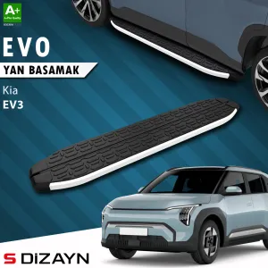 S-Dizayn Kia Ev3 Evo Aluminyum Yan Basamak 183 Cm 2025 Üzeri A+ Kalite