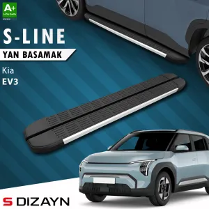 S-Dizayn Kia Ev3 S-Line Aluminyum Yan Basamak 183 Cm 2025 Üzeri A+ Kalite