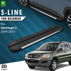 Kia Sportage 2004-2010 (KM) uyumlu 2 S-Line Krom Yan Basamak 173 Cm 2004-2010 modelleri Oto Aksesuar Shop'de. Kaliteli malzeme, hızlı kargo ve güvenli
