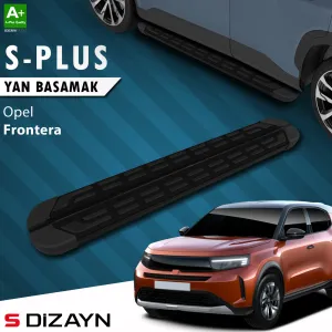 Opel Frontera 2025-Günümüz uyumlu S-Plus Siyah Yan Basamak 183 Cm 2024 Üzeri A+ Kalite modelleri DRS Tuning'de. Kaliteli malzeme, hızlı kargo ve güvenli