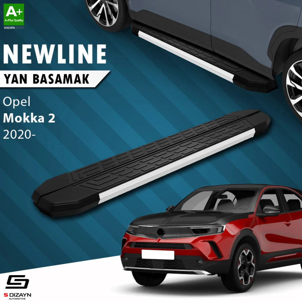 S-Dizayn Opel Grandland 2 Hybrid Benzinli NewLine Aluminyum Yan Basamak 193 Cm 2024 Üzeri A+ Kalite