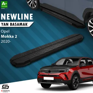 Opel Grandland 2021-Günümüz (Grandland) uyumlu 2 Hybrid Benzinli NewLine Siyah Yan Basamak 193 Cm 2024 Üzeri A+ Kalite modelleri DRS Tuning'de. Kaliteli