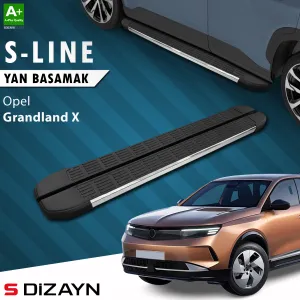 Opel Grandland 2021-Günümüz (Grandland) uyumlu 2 Hybrid Benzinli S-Line Krom Yan Basamak 193 Cm 2024 Üzeri A+ Kalite modelleri DRS Tuning'de. Kaliteli malzeme,