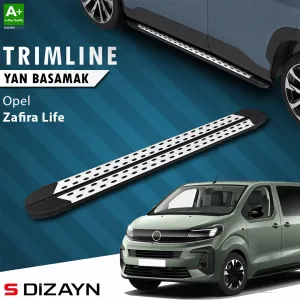 Opel Zafira 2019-Günümüz uyumlu Life Uzun Şase TrimLine Gri Yan Basamak 248 Cm 2020 Üzeri modelleri Oto Aksesuar Shop'de. Kaliteli malzeme, hızlı kargo ve