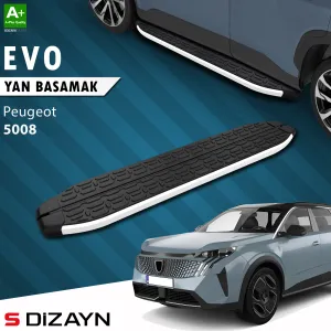 Peugeot 5008 2017-Günümüz (P87) uyumlu 3 Elektrikli Evo Aluminyum Yan Basamak 203 Cm 2024 Üzeri A+ Kalite modelleri DRS Tuning'de. Kaliteli malzeme, hızlı