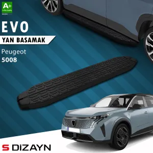 Peugeot 5008 2017-Günümüz (P87) uyumlu 3 Elektrikli Evo Siyah Yan Basamak 203 Cm 2024 Üzeri A+ Kalite modelleri DRS Tuning'de. Kaliteli malzeme, hızlı kargo ve