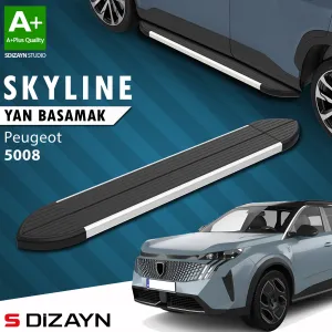 Peugeot 5008 2017-Günümüz (P87) uyumlu 3 Elektrikli Skyline Aluminyum Yan Basamak 203 Cm 2024 Üzeri A+ Kalite modelleri Oto Aksesuar Shop'de. Kaliteli malzeme,