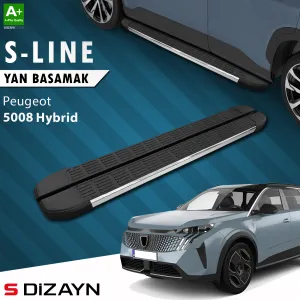 S-Dizayn Peugeot 5008 3 Hybrid S-Line Krom Yan Basamak 203 Cm 2024 Üzeri A+ Kalite
