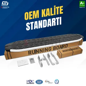 S-Dizayn Renault Boreal Evo Aluminyum Yan Basamak 183 Cm 2025 Üzeri A+ Kalite - Görsel 2