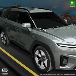 S-Dizayn Renault Boreal Evo Siyah Yan Basamak 183 Cm 2025 Üzeri A+ Kalite - Görsel 5