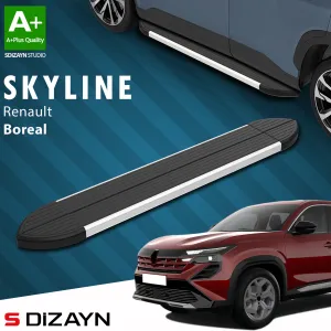 S-Dizayn Renault Boreal Skyline Aluminyum Yan Basamak 183 Cm 2025 Üzeri A+ Kalite