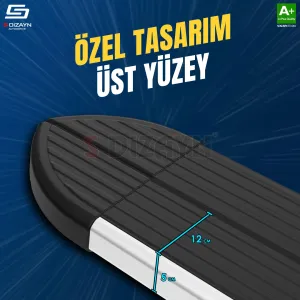 S-Dizayn Renault Boreal Skyline Aluminyum Yan Basamak 183 Cm 2025 Üzeri A+ Kalite - Görsel 3