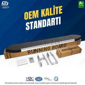 Renault Boreal Skyline Krom Yan Basamak 183 Cm 2025 Üzeri A+ Kalite - Görsel 2