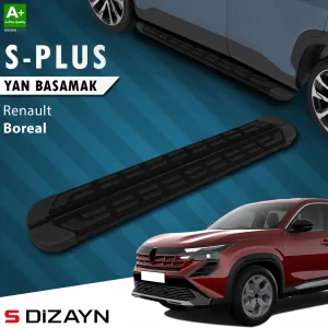 Renault Boreal S-Plus Siyah Yan Basamak 183 Cm 2025 Üzeri A+ Kalite
