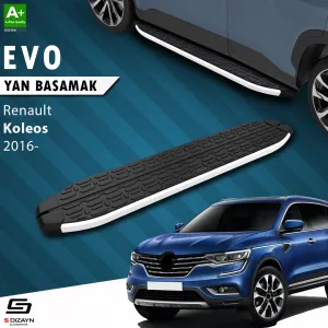 Renault Koleos 2016-Günümüz (HZG) uyumlu 2 Evo Aluminyum Yan Basamak 163 Cm 2016 Üzeri modelleri Oto Aksesuar Shop'de. Kaliteli malzeme, hızlı kargo ve güvenli