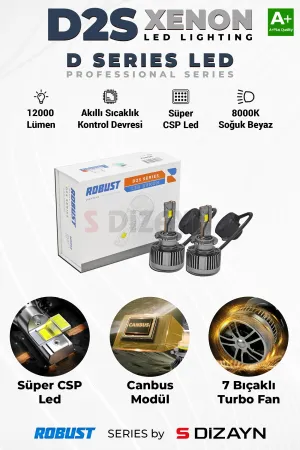 Universal uyumlu D2S Led Xenon / 60W / 12000 LM / 8000K A+ Kalite modelleri Oto Aksesuar Shop'de. Kaliteli malzeme, hızlı kargo ve güvenli alışverişle hemen