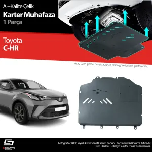 Toyota C-HR 2016-2023 (AX50) uyumlu Çelik Karter Muhafaza 2016-2023 A+ Kalite modelleri Oto Aksesuar Shop'de. Kaliteli malzeme, hızlı kargo ve güvenli
