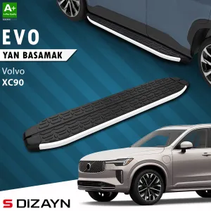 Volvo XC90 2015-Günümüz (B) uyumlu Makyajlı Benzinli Evo Aluminyum Yan Basamak 203 Cm 2024 Üzeri A+ Kalite modelleri DRS Tuning'de. Kaliteli malzeme, hızlı