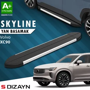Volvo XC90 2015-Günümüz (B) uyumlu Makyajlı Benzinli Skyline Aluminyum Yan Basamak 203 Cm 2024 Üzeri A+ Kalite modelleri DRS Tuning'de. Kaliteli malzeme, hızlı
