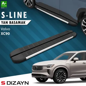 Volvo XC90 2015-Günümüz (B) uyumlu Makyajlı Hybrid S-Line Aluminyum Yan Basamak 203 Cm 2024 Üzeri A+ Kalite modelleri Oto Aksesuar Shop'de. Kaliteli malzeme,