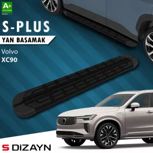 Volvo XC90 2015-Günümüz (B) uyumlu Makyajlı Hybrid S-Plus Siyah Yan Basamak 203 Cm 2024 Üzeri A+ Kalite modelleri DRS Tuning'de. Kaliteli malzeme, hızlı kargo