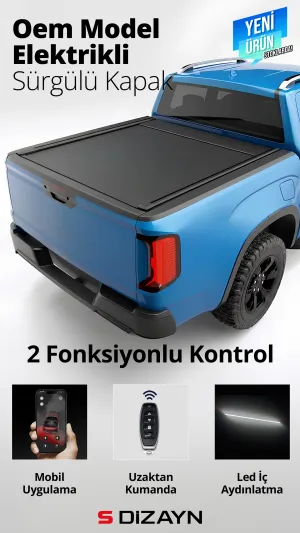 S-Dizayn VW Amarok 2 OEM Model Elektrikli Sürgülü Kapak 2023 Üzeri fiyatı