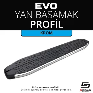 Universal uyumlu Evo Krom Yan Basamak Profil 183 Cm Etekli 36lık modelleri DRS Tuning'de. Kaliteli malzeme, hızlı kargo ve güvenli alışverişle hemen inceleyin.