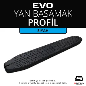 Universal uyumlu Evo Siyah Yan Basamak Profil 183 Cm Etekli 36lık modelleri DRS Tuning'de. Kaliteli malzeme, hızlı kargo ve güvenli alışverişle hemen inceleyin.