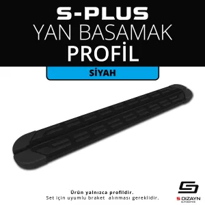 Universal uyumlu S-Plus Siyah Yan Basamak Profil 163 Cm Etekli modelleri DRS Tuning'de. Kaliteli malzeme, hızlı kargo ve güvenli alışverişle hemen inceleyin.
